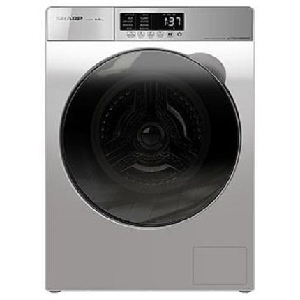 (DELIVERY KL & SELANGOR ONLY) SHARP ESFK852EMW 8.5KG FRONT LOAD J-TECH INVERTER WASHING MACHINE
