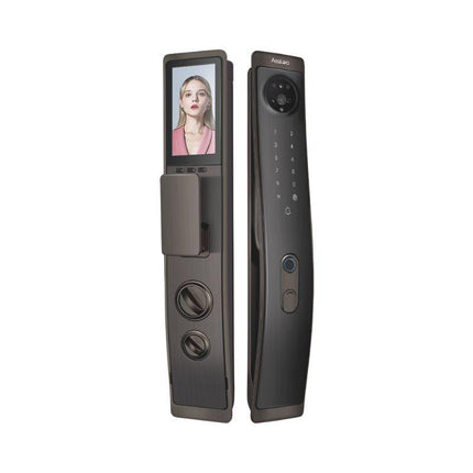 AEGLOC SDL-6068 V8 Smart Digital Rim Lock 3D Face Smart Door Lock SDL6068