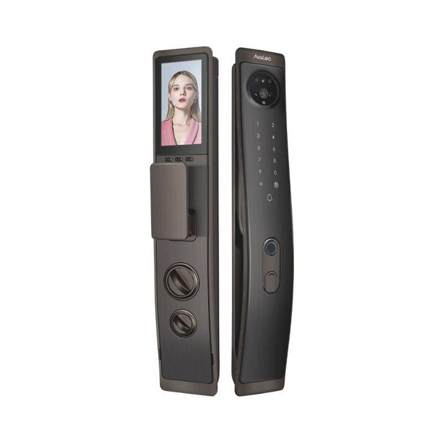 AEGLOC SDL-6068 V8 Smart Digital Rim Lock 3D Face Smart Door Lock SDL6068