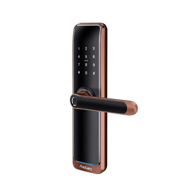 AEGLOC SDL-E8560(C) Copper WiFi & Wireless Lever Smart Lock - SDLE8560C