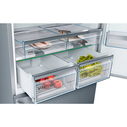 Bosch KGN86AI4MO 619L 2-Door Fridge, Bottom Freezer Refrigerator Inverter