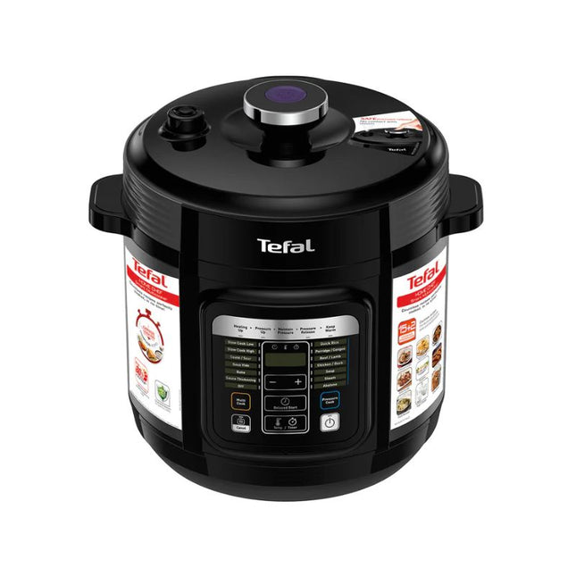 Tefal CY601D65 Home Chef Smart 6.0 L Pressure Cooker, Multicooker, 1000 W, 15+2 Presets & Touch LED