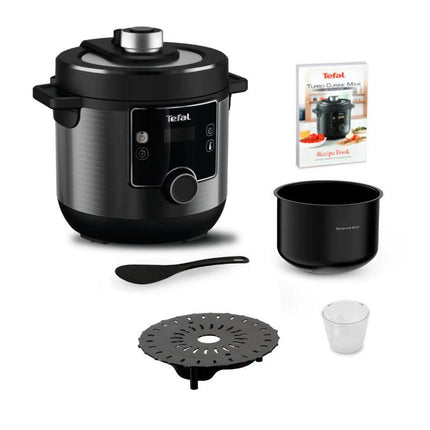 Tefal CY7778 Turbo Cuisine Maxi 7.6 L Multicooker, Pressure Cooker, Steamer, Slow Cooker