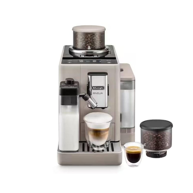 Delonghi EXAM440.55.BG Rivelia Fully Automatic Espresso Machine – Sand Beige