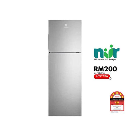 Electrolux ETB2802J-A 275L 2-Door Fridge, Top Freezer Refrigerator, UltimateTaste 300 Inverter ETB2802JA