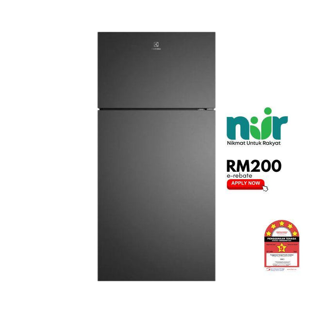 Electrolux ETM5002C-B 503L 2-Door Fridge, 700 Series AI AutoSense, Top Freezer Refrigerator Inverter ETM5002CB