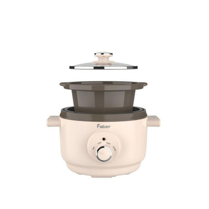 Faber FSC C1500 1.5L Ceramic Slow Cooker with 3-Function Control