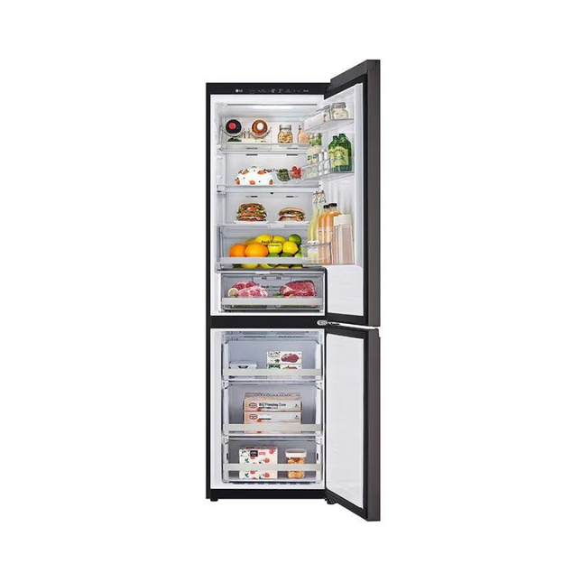 LG GC-B459QG9D 341L 2-Door Fridge, Bottom Freezer Refrigerator, Smart Inverter GCB459QG9D