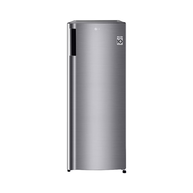 LG GN-304SLBT 171L Upright Freezer, Smart Inverter Compressor, Silver GN304SLBT
