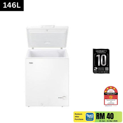 Haier 146L 6-in-1 Convertible Chest Freezer / 150h Cooling Retention / Anti-Bacterial - BD-188HMC