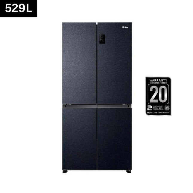 Haier HRF-IM585HM(BL) 529L 4-Door Twin Inverter Refrigerator / Fridge / HCS Moist Zone / H-Deo Fresh
