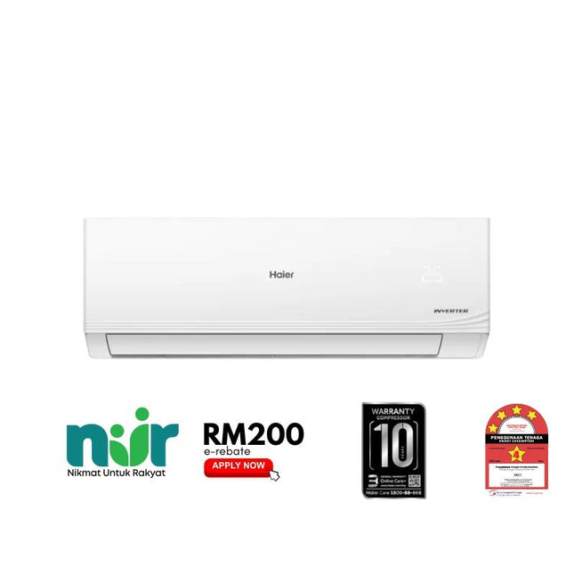 Haier HSU-10VQB22 1.0HP Smart Inverter Air Conditioner R32 HSU10VQB22