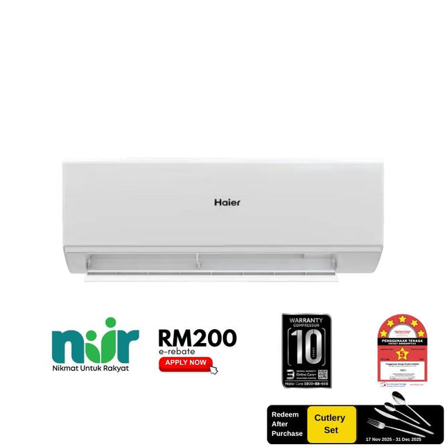 Haier HSU-13VRA22  1.5 HP Inverter Series Air Conditioner, R32 Wifi Control 5 Star Rating HSU13VRA22