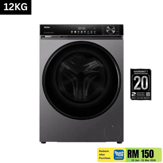 Haier HW120-BP12357S8 12KG Front Load Inverter Washer