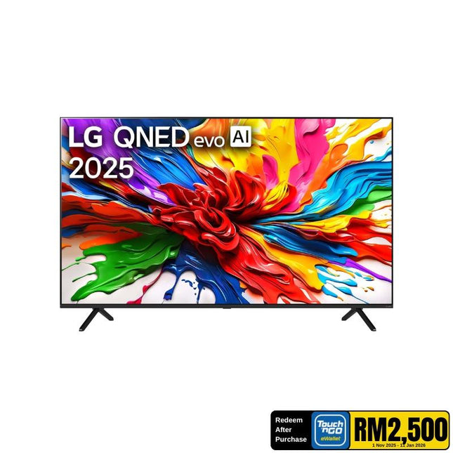 LG 65QNED92ASA 65” QNED Mini LED 4K Smart TV – Dolby Vision IQ, HDR10 Pro, AI Processor, webOS
