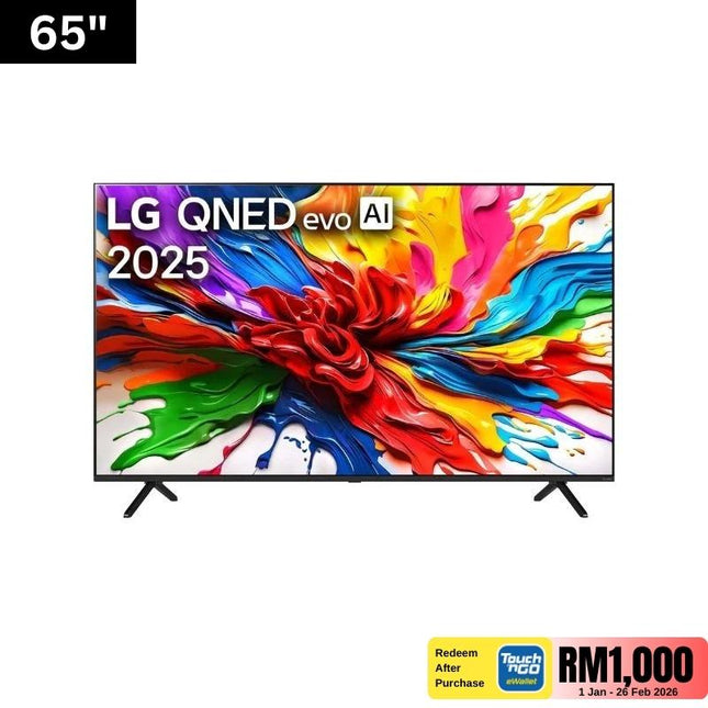 LG 65QNED92ASA 65” QNED Mini LED 4K Smart TV – Dolby Vision IQ, HDR10 Pro, AI Processor, webOS