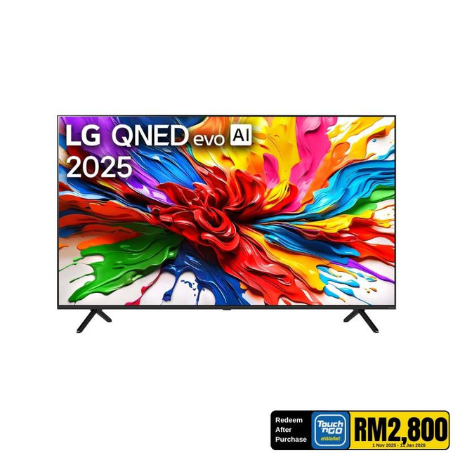LG 75QNED92ASA 75” QNED Mini LED 4K Smart TV – Dolby Vision IQ, HDR10 Pro, AI Picture Pro, webOS