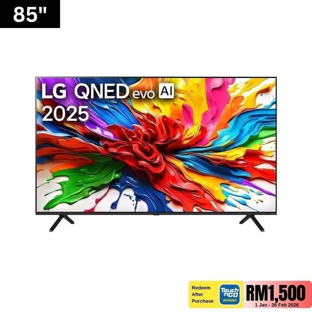 LG 85QNED92ASA 85” QNED Mini LED 4K Smart TV – Dolby Vision IQ, Precision Dimming, AI Processor
