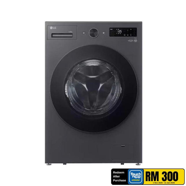 LG F2515RNEG 15KG/8KG Front Load Washer Dryer – AI DD™, Steam+, TurboWash™, ThinQ™
