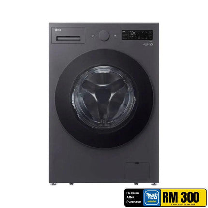 LG F2515SNTGE 15KG Front Load Washer, AI Direct Drive Washing Machine, TurboWash, Slim