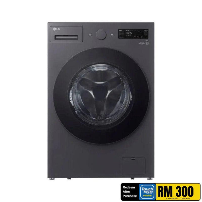 LG F2515SNTGE 15KG Front Load Washer, AI Direct Drive Washing Machine, TurboWash, Slim