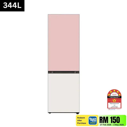 LG GC-B459QG9D 344L 2-Door Fridge, Smart Inverter GCB459QG9D