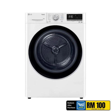 LG RH10VHP2W 10KG Dual Inverter Heat Pump Dryer – Auto‑Cleaning Condenser, Allergy Care & ThinQ® Wi‑Fi