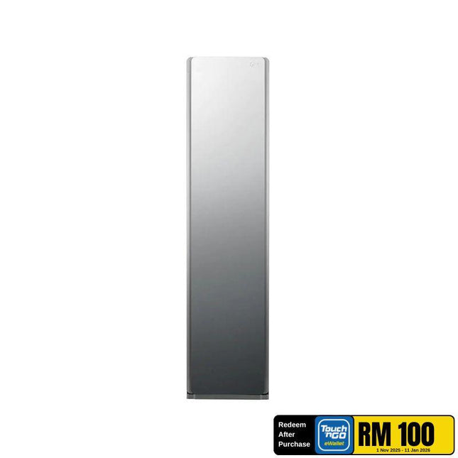 LG S3MFC Styler The Smart Wardrobe with Refresh, Sanitary & Gentle Dry – Essence Mirrored Finish S3MFC