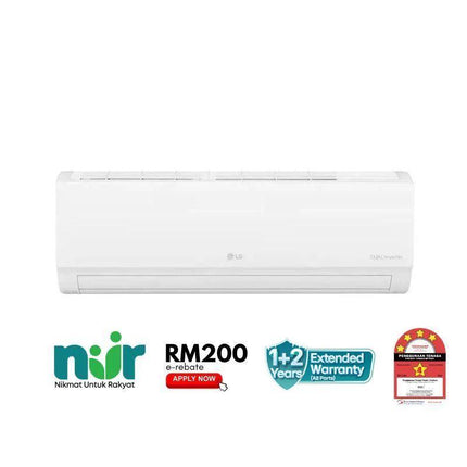 LG S3Q09WAPWL Dual Inverter Classic S3-Q09WAPWL Air Conditioner Aircond  1.0HP S3Q12JAPWL