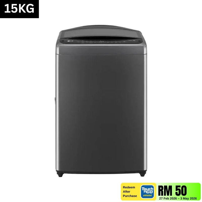 LG TV2515DV3B 15KG Top Load Washer, AI Direct Drive Inverter