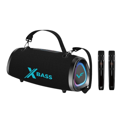 Vinnfier TANGO XT310 200W Portable X-Bass Wireless Karaoke Speaker with 2 Microphone TANGOXT310 Pembesar Suara