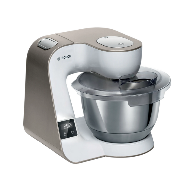 Bosch MUM5XW40 SERIES 4, 3.9L 1000W Kitchen Machine, Champagne/White