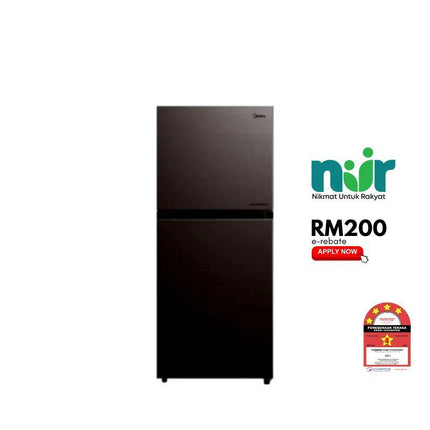 Midea MDRT346MTB28-MY 280L 2-Door Fridge, Top Freezer Refrigerator, Inverter MDRT346MTB28MY