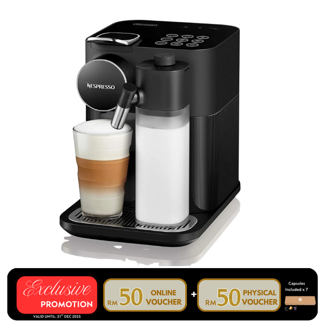 Nespresso F541-ME-BK-NE Gran Lattissima Coffee Machine – Black
