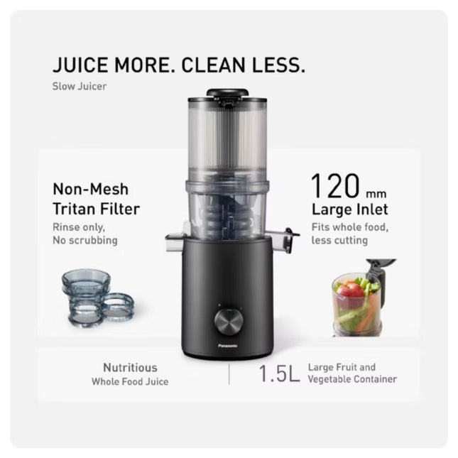 Panasonic MJ-L800KSK Slow Juicer Cold Press