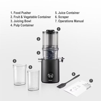 Panasonic MJ-L800KSK Slow Juicer Cold Press