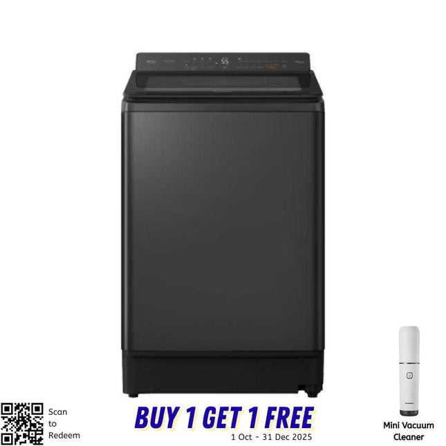 Panasonic NA‑FD165V3BT 16.5KG Top Load Washer – AI Inverter
