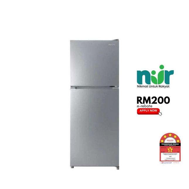 Panasonic NR-TC221BUSM 202L 2-Door Top Freezer Refrigerator – Simple & Compact Design