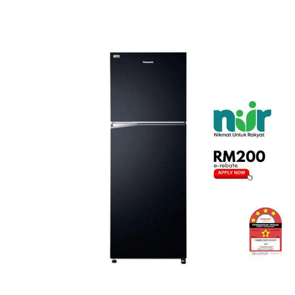 Panasonic NR-TL381BPKM 395L 2-Door Top Freezer Refrigerator – Inverter Cooling