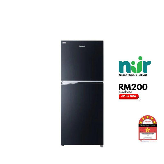 Panasonic NR‑TV301BPKM 288L 2‑Door Top Freezer Refrigerator – Inverter Energy Saver