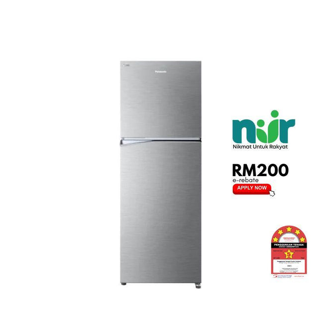Panasonic NR‑TV341BPSM 325L 2‑Door Top Freezer Refrigerator – Inverter Energy Saving