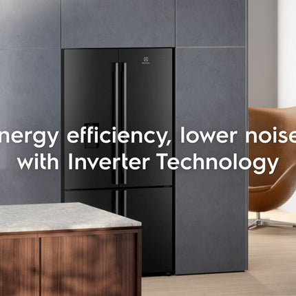 Electrolux 496L UltimateTaste 700 French Door Refrigerator - Bottom Mount Freezer | EQE4900A-B (Fridge Peti Sejuk Peti Ais 电冰箱 EQE4900A EQE4900AB)
