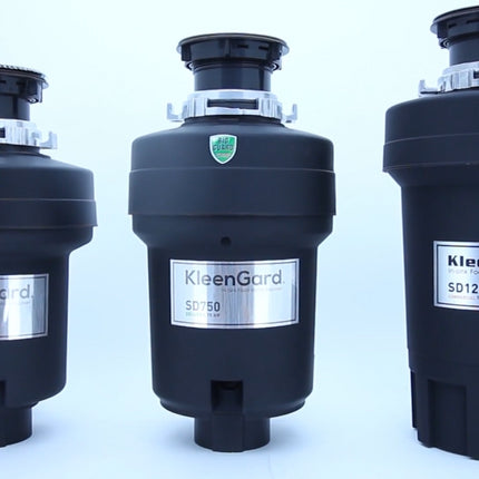 KleenGard SD750 Food Waste Disposer Stainless Steel Food Garbage Sink Disposal Food Waste Filter Grinder Waste Crusher