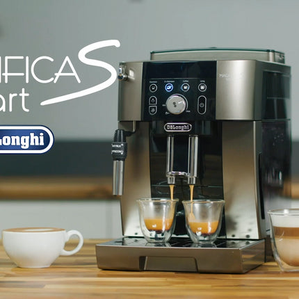 DeLonghi Magnifica S Smart Fully Automatic Espresso Coffee Machine ECAM250.33.TB Grinding Technology 15 Bar Pump Pressure ECAM220.22.GB Kopi Mesin Automatik