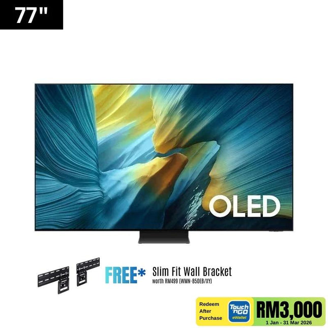 Samsung QA77S95FAKXXM 77” OLED 4K Vision AI Smart TV – Dolby Atmos, Neural Quantum Processor 4K