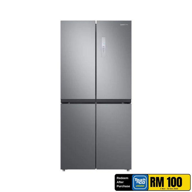 Samsung RF48A4000M9/ME 511L French Door Fridge – Gentle Silver Matt, Twin Cooling Plus™
