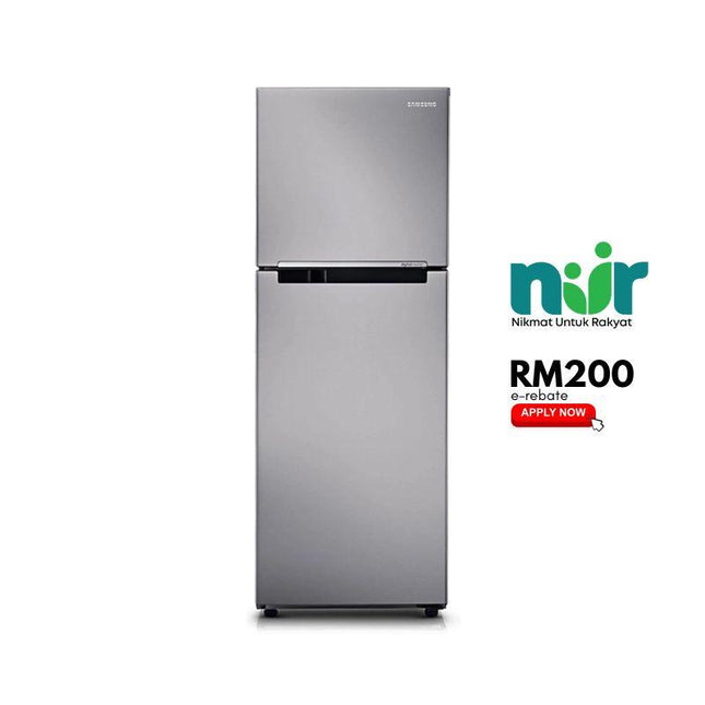 Samsung RT22FARADSA 270L 2-Door Fridge, Top Freezer Refrigerator, Digital Inverter, Multi Flow