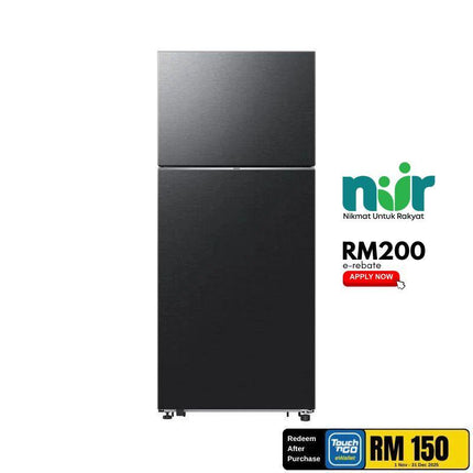 Samsung RT53DG7A64B1/ME 530L 2-Door Fridge, Top Freezer Refrigerator, Inverter Refrigerator, Black