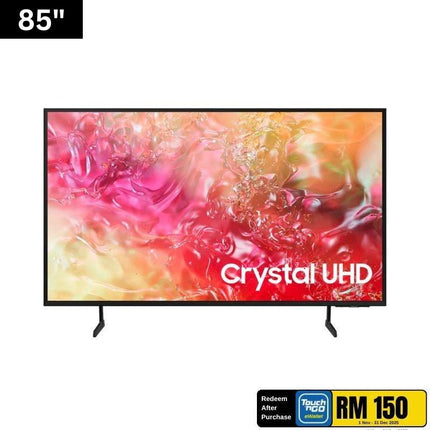 Samsung UA85DU7000KXXM 85" Crystal UHD Smart TV, Crystal Processor 4K & PurColor