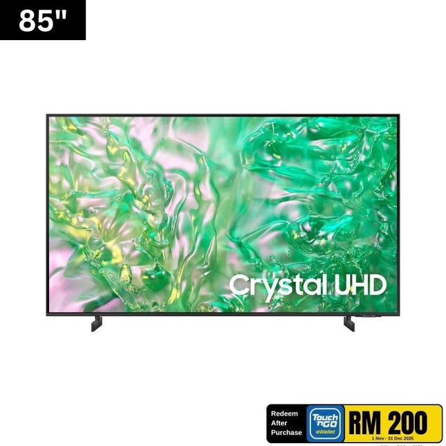 Samsung UA85DU8000KXXM 85" Crystal UHD Smart TV, Dynamic Crystal Color & AirSlim